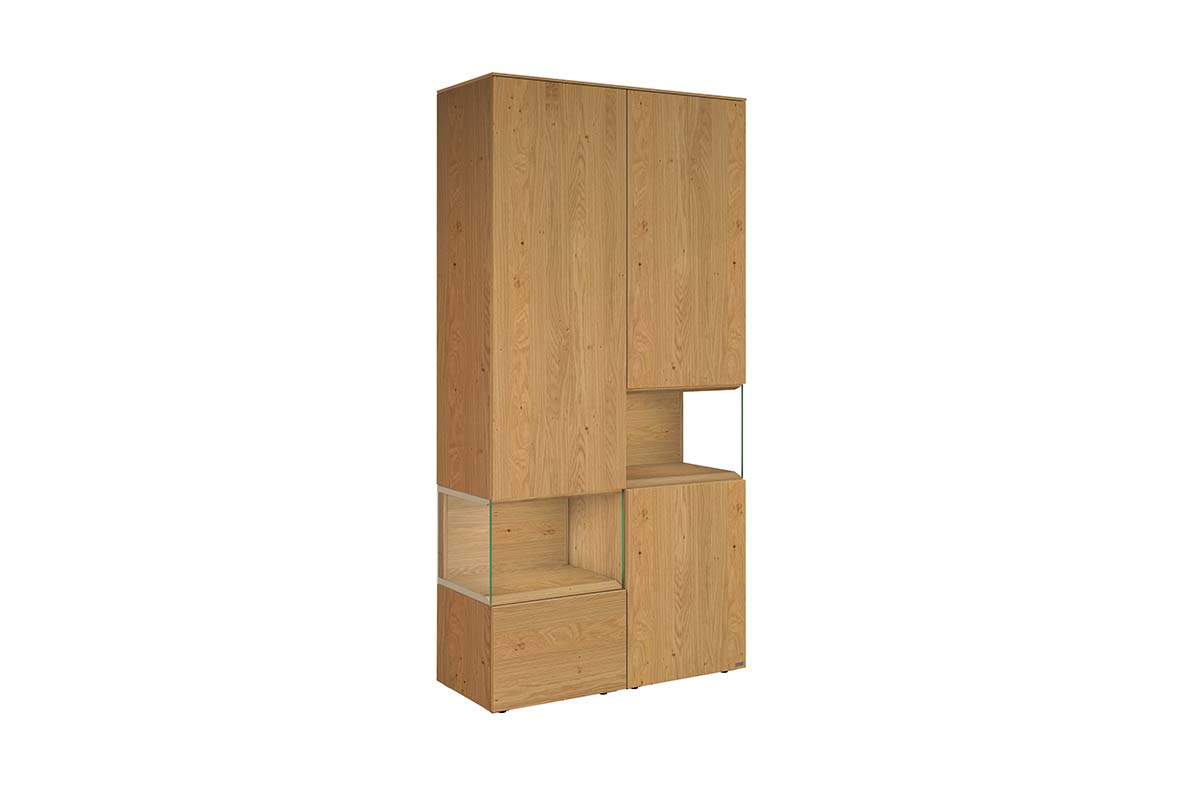NEO – Glass cabinet (wood versions)